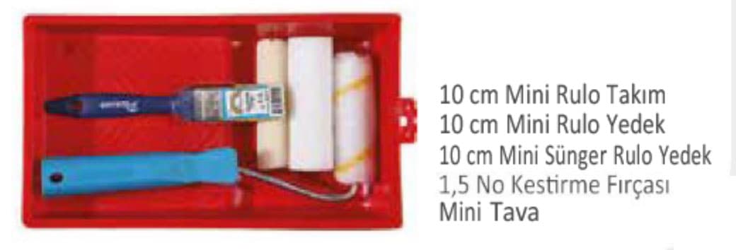 Picasso 10 Cm Extra Tavali Mini Set  ( Tava + 4'lü Set )